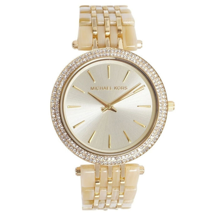  Shop Authentic Michael Kors Darci Gold Dial Gold Steel Strap Watch for Women - MK4325 - Luxxuri