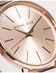  Shop Authentic Michael Kors Pyper Quartz Rose Gold Dial Rose Gold Mesh Strap Watch For Women - MK4340 - Luxxuri