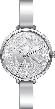  Shop Authentic Michael Kors Charley Quartz Crystals Silver Dial Silver Steel Strap Watch For Women - MK4432 - Luxxuri