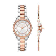  Shop Authentic Michael Kors Lauryn Quartz White Dial Two Tone Steel Strap Watch for Women - MK4489 - Luxxuri