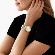  Shop Authentic Michael Kors Mini Camille Chronograph White Dial Rose Gold Steel Strap Watch For Women - MK6844 - Luxxuri