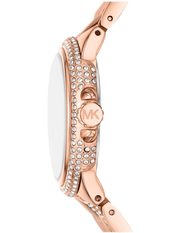  Shop Authentic Michael Kors Camille Analog Silver Dial Rose Gold Steel Strap Watch for Women - MK4810 - Luxxuri