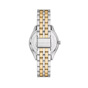  Shop Authentic Michael Kors Harlowe Three-Hand Crystals White Dial Two Tone Steel Strap Watch for Women - MK4811 - Luxxuri
