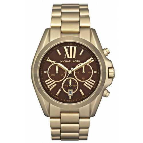  Shop Authentic Michael Kors Bradshaw Brown Dial Gold Steel Strap Watch for Women - MK5502 - Luxxuri