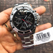  Shop Authentic Michael Kors Everest Chronograph Black Dial Silver Steel Strap Watch For Women - MK5753 - Luxxuri