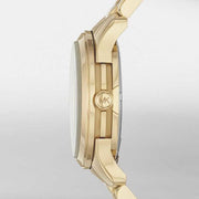  Shop Authentic Michael Kors Runway Quartz Gold Dial Gold Steel Strap Watch For Women - MK5852 - Luxxuri