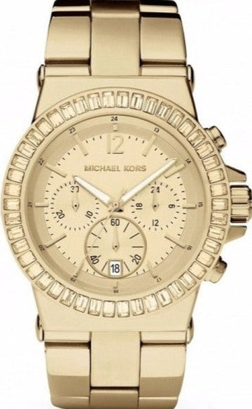  Shop Authentic Michael Kors Dylan Quartz Gold Dial Gold Steel Strap Watch For Women - MK5861 - Luxxuri