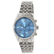  Shop Authentic Michael Kors Lexington Chronograph Blue Dial Silver Steel Strap Watch For Women - MK5887 - Luxxuri