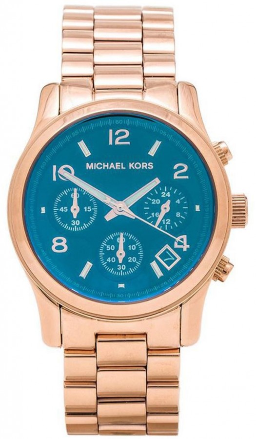  Shop Authentic Michael Kors Runway Iridescent Dial Rose Gold Steel Strap Watch for Women - MK5940 - Luxxuri