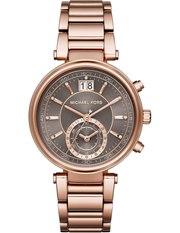  Shop Authentic Michael Kors Sawyer Rose Gold Dial Rose Gold Steel Strap Watch for Women - MK6226 - Luxxuri