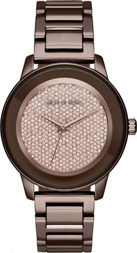  Shop Authentic Michael Kors Kinley Brown Dial Brown Steel Strap Watch for Women - MK6245 - Luxxuri