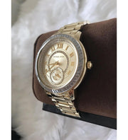  Shop Authentic Michael Kors Madelyn Quartz Gold Dial Gold Steel Strap Watch For Women - MK6287 - Luxxuri