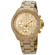  Shop Authentic Michael Kors Ritz Three-Hand Glitz Crystals Gold Dial Gold Steel Strap Watch for Women - MK6747 - Luxxuri