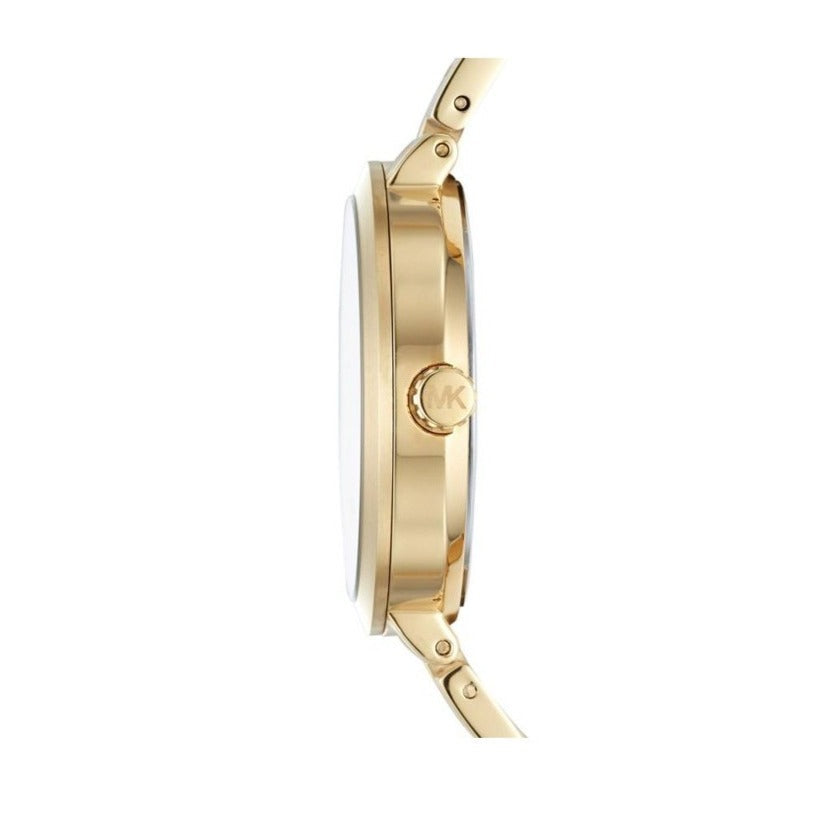  Shop Authentic Michael Kors Garner Quartz Gold Dial Gold Steel Strap Watch For Women - MK6408 - Luxxuri