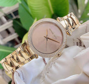  Shop Authentic Michael Kors Parker Gold Mother of Pearl Dial Gold Steel Strap Watch for Women - MK6425 - Luxxuri
