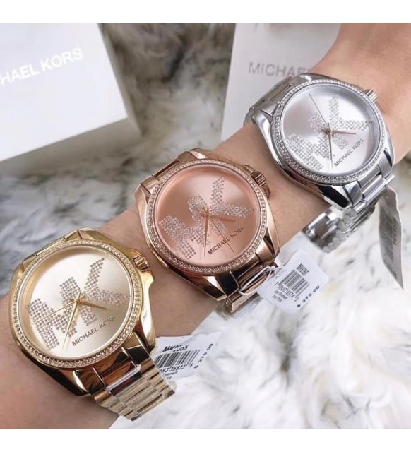  Shop Authentic Michael Kors Bradshaw Quartz Rose Gold Dial Rose Gold Steel Strap Watch For Women - MK6556 - Luxxuri