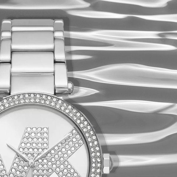  Shop Authentic Michael Kors Parker Quartz Silver Dial Silver Steel Strap Watch For Women - MK6658 - Luxxuri