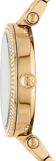  Shop Authentic Michael Kors Taryn Quartz Gold Dial Gold Steel Strap Watch For Women - MK4459 - Luxxuri