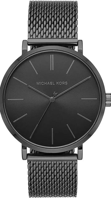  Shop Authentic Michael Kors Auden Three-Hand Black Dial Black Mesh Strap Watch for Men - MK7152 - Luxxuri