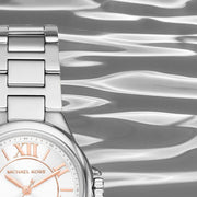  Shop Authentic Michael Kors Camille Three Hand Silver Dial Silver Steel Strap Watch For Women - MK7259 - Luxxuri