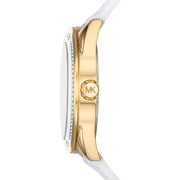  Shop Authentic Michael Kors Jessa Quartz Gold Dial White Silicone Strap Watch For Women - MK7267 - Luxxuri