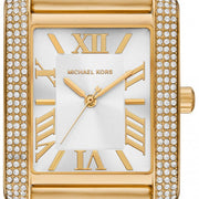  Shop Authentic Michael Kors Emery Three Hand Silver Dial Gold Steel Strap Watch For Women - Mk7300 - Luxxuri