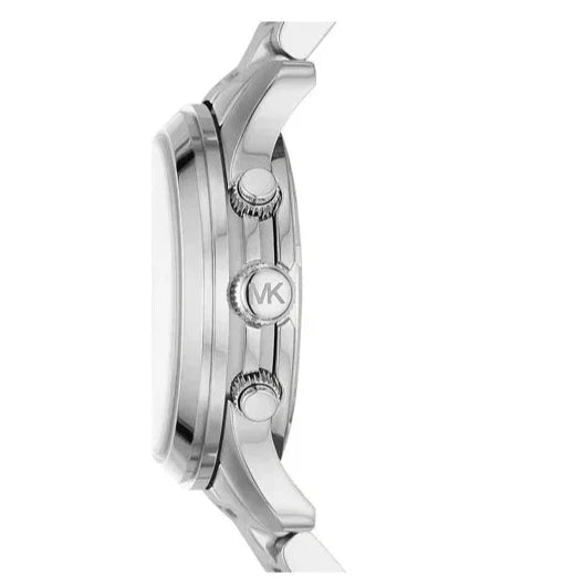  Shop Authentic Michael Kors Runway Chronograph Silver Dial Silver Steel Strap Watch For Women - MK7325 - Luxxuri