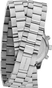  Shop Authentic Michael Kors Runway Chronograph Analog Silver Dial Silver Steel Strap Watch for Women - MK7454 - Luxxuri