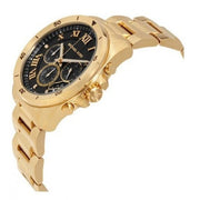  Shop Authentic Michael Kors Brecken Chronograph Quartz Black Dial Gold Steel Strap Watch For Men - MK8481 - Luxxuri