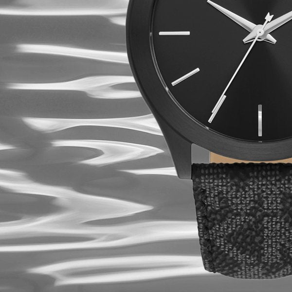  Shop Authentic Michael Kors Slim Runway Black Dial Black Leather Strap Watch For Men - MK8908 - Luxxuri
