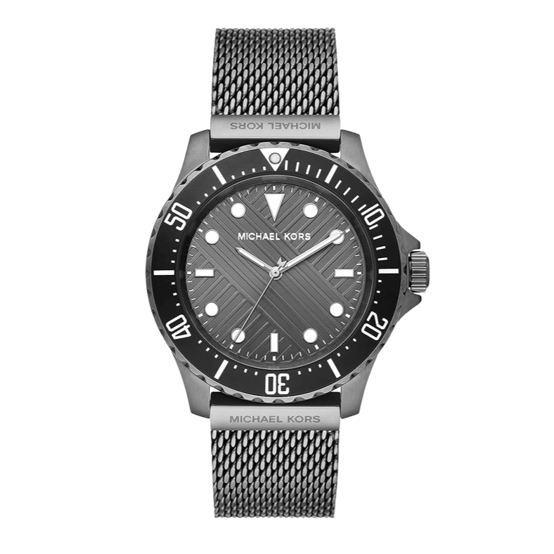  Shop Authentic Michael Kors Everest Quartz Grey Dial Grey Mesh Bracelet Watch For Men - MK9093 - Luxxuri