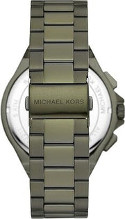  Shop Authentic Michael Kors Lennox Chronograph Green Dial Green Steel Strap Watch For Men - MK9103 - Luxxuri