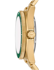  Shop Authentic Michael Kors Maritime Analog Green Dial Gold Steel Strap Watch for Men - MK9162 - Luxxuri