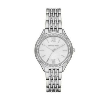  Shop Authentic Michael Kors Mindy White Dial Silver Steel Strap Watch For Women - MK7075 - Luxxuri