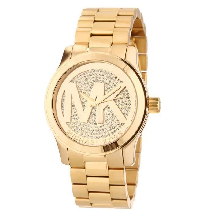  Shop Authentic Michael Kors Runway Gold Dial Gold Steel Strap Watch for Women - MK5706 - Luxxuri