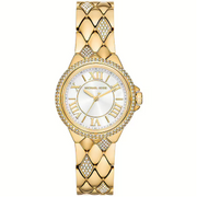  Shop Authentic Michael Kors Camile Analog White Dial Gold Steel Strap Watch for Women - MK4801 - Luxxuri