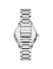  Shop Authentic Michael Kors Sage Three-Hand White Dial Silver Steel Strap Watch for Women - MK4807 - Luxxuri