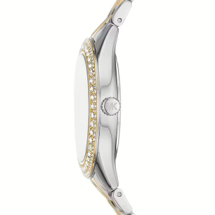  Shop Authentic Michael Kors Harlowe Three-Hand Crystals White Dial Two Tone Steel Strap Watch for Women - MK4811 - Luxxuri