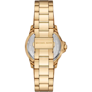  Shop Authentic Michael Kors Everest Three-Hand Black Dial Gold Steel Strap Watch For Men - MK9078 - Luxxuri