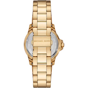  Shop Authentic Michael Kors Everest Three-Hand Black Dial Gold Steel Strap Watch For Men - MK9078 - Luxxuri