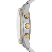  Shop Authentic Michael Kors Accelerator Chronograph White Dial Silver Steel Strap Watch For Men - MK9112 - Luxxuri
