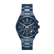  Shop Authentic Michael Kors Lennox Chronograph Blue Dial Blue Steel Strap Watch For Women - MK9147 - Luxxuri