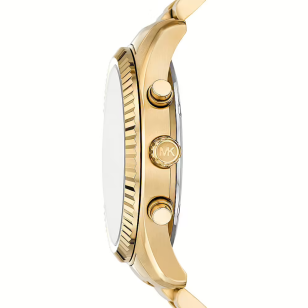  Shop Authentic Michael Kors Lexington Chronograph Blue Dial Gold Steel Strap Watch for Men - MK9153 - Luxxuri