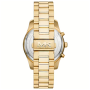  Shop Authentic Michael Kors Lexington Chronograph Blue Dial Gold Steel Strap Watch for Men - MK9153 - Luxxuri