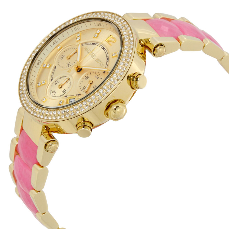  Shop Authentic Michael Kors Parker Gold Dial Two Tone Steel Strap Watch for Women - MK6363 - Luxxuri