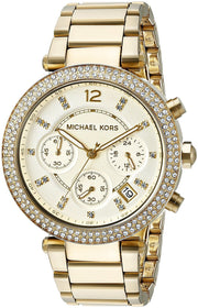  Shop Authentic Michael Kors Parker Gold Dial Gold Steel Strap Watch for Women - MK5354 - Luxxuri