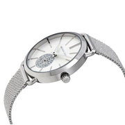  Shop Authentic Michael Kors Portia Silver Dial Silver Mesh Bracelet Watch for Women - MK3843 - Luxxuri