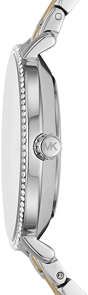  Shop Authentic Michael Kors Pyper Quartz Silver Dial Two Tone Steel Strap Watch For Women - MK1041 - Luxxuri