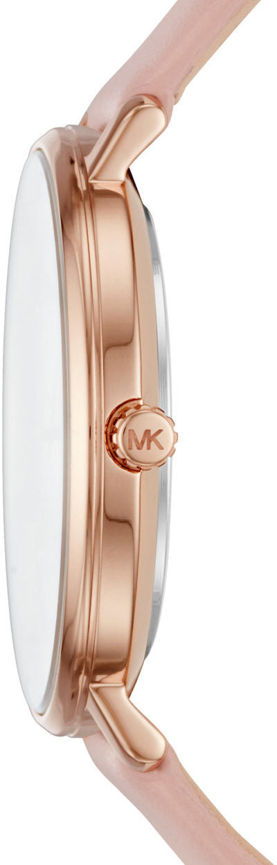  Shop Authentic Michael Kors Pyper Quartz White Dial Pink Leather Strap Watch For Women - MK2741 - Luxxuri