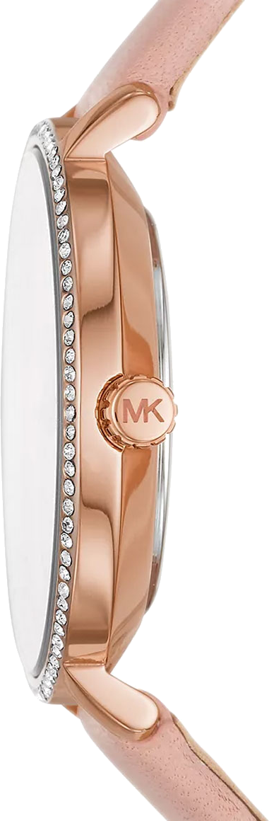  Shop Authentic Michael Kors Pyper Analog White Dial Pink Leather Strap Watch For Women - MK2803 - Luxxuri
